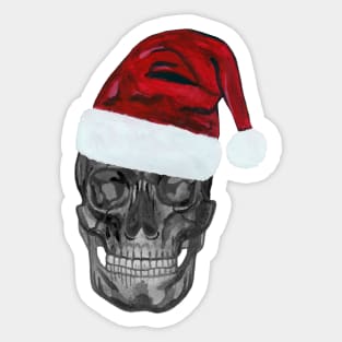 Christmas skull Sticker